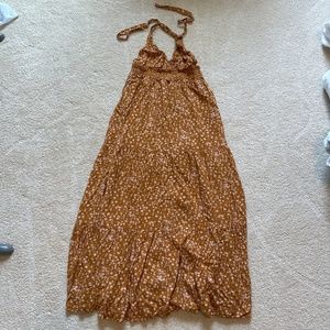 Lulus Maxi Halter Dress